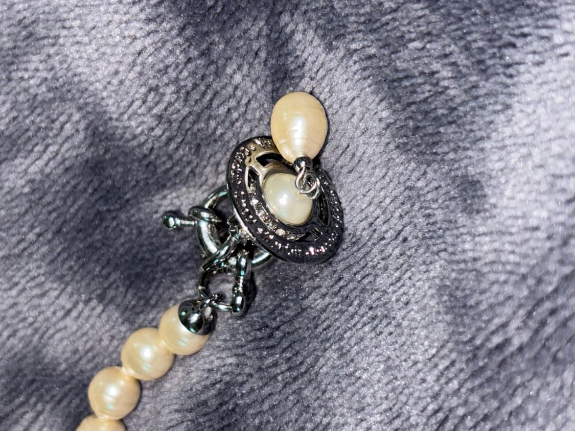 비비안웨스트우드 진주 초커 목걸이 orb 상품이미지5