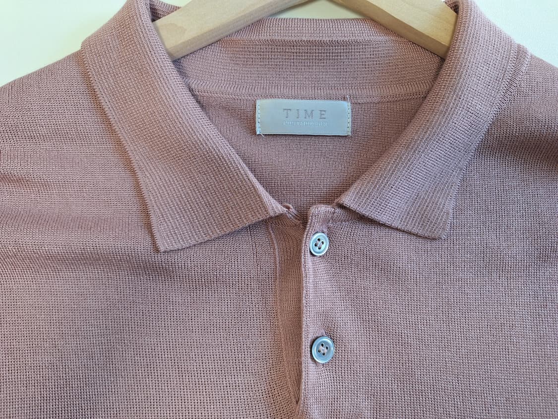 타임 옴므 실크 니트 셔츠110 상품이미지3