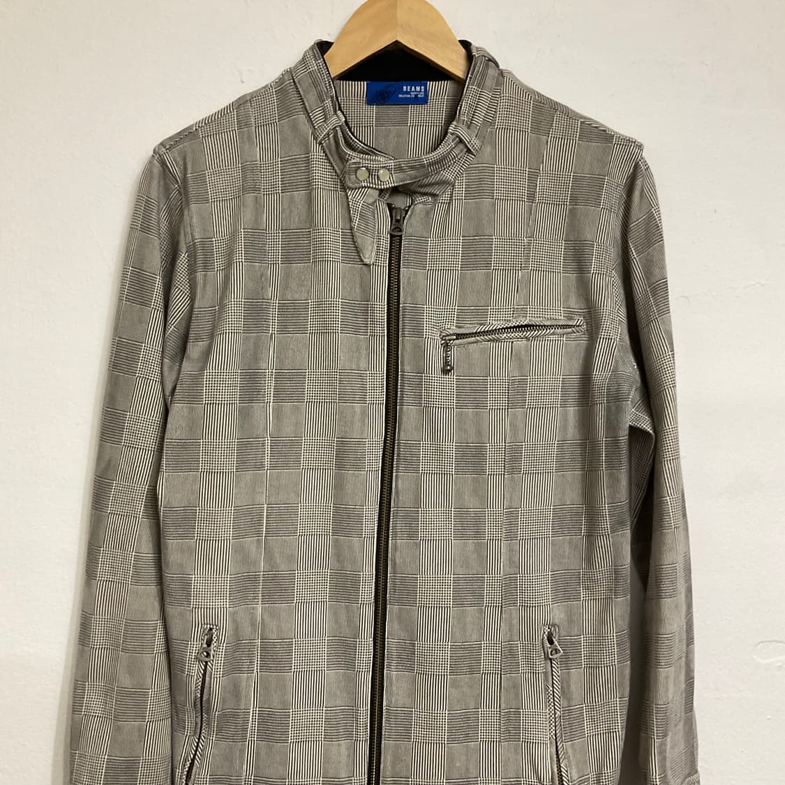빔즈 글랜체크 웨스턴 라이더 자켓 상품이미지3