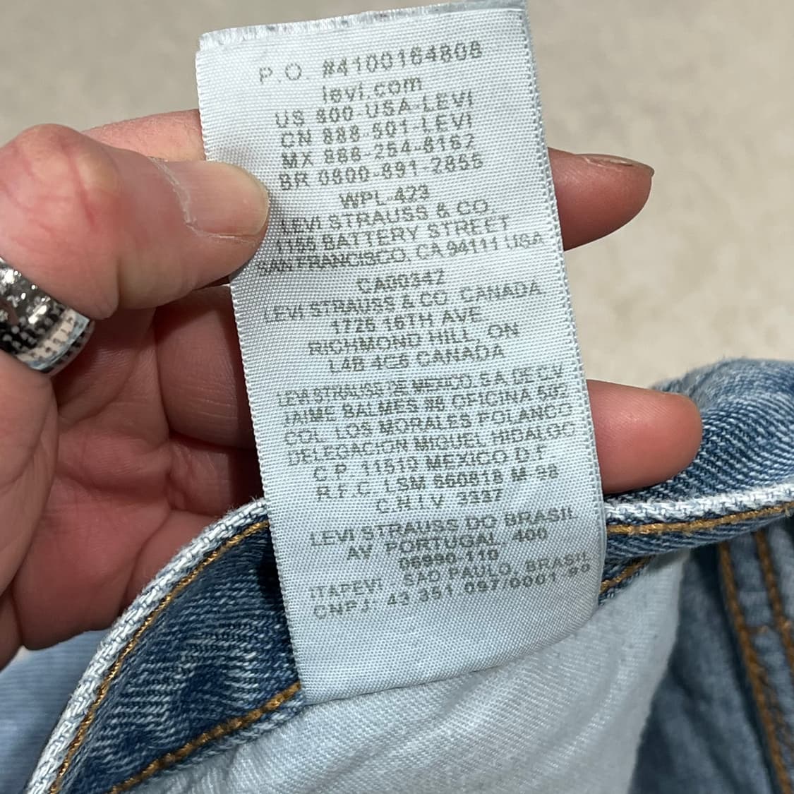 리바이스 505 데님팬츠 s09583 상품이미지8