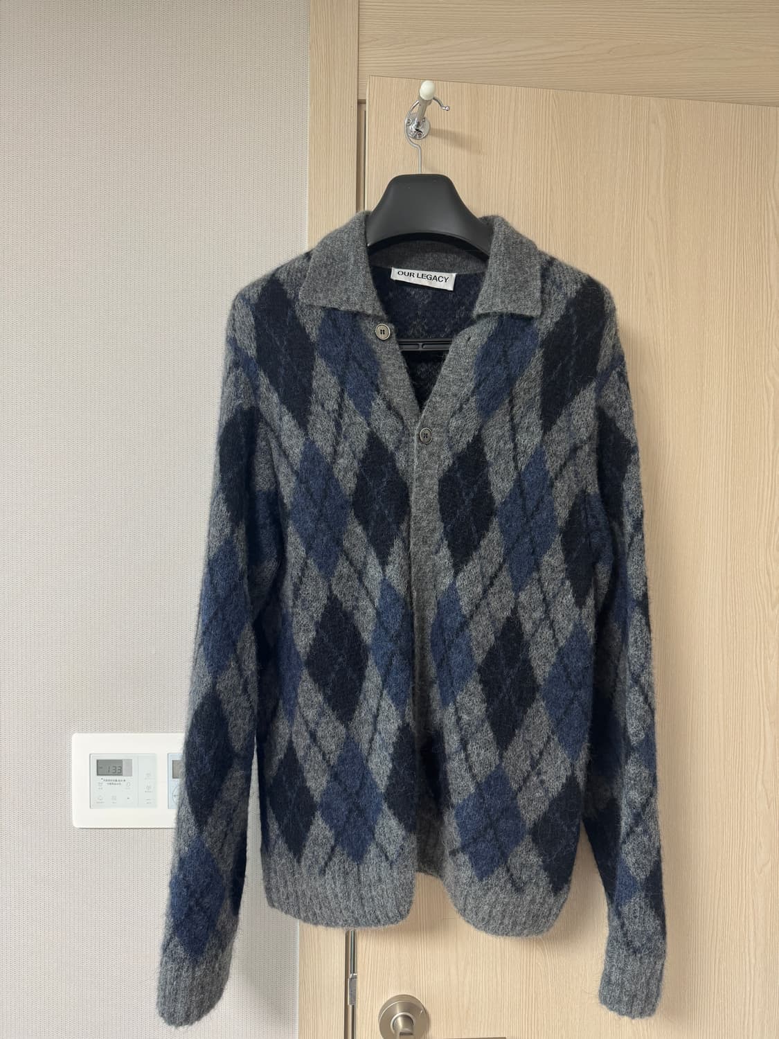 아워레가시 아가일 가디건 50 사이즈 상품이미지1