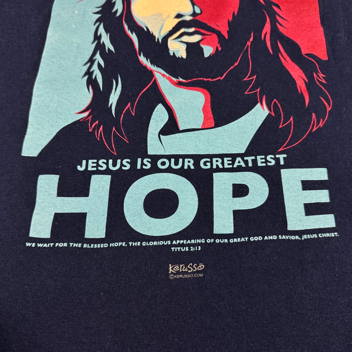 빈티지 2000s Jesus Hope 지저스 티셔츠 상품이미지5