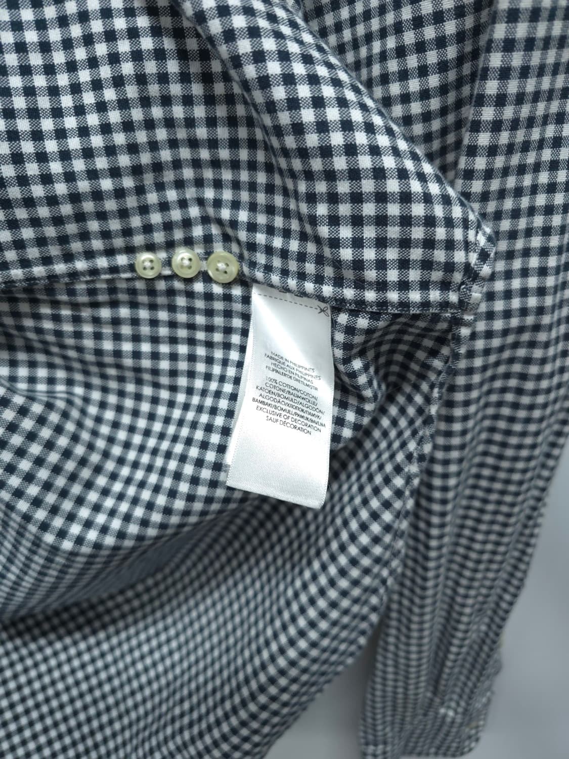 폴로랄프로렌 깅엄 체크셔츠 (남성 95) 상품이미지10