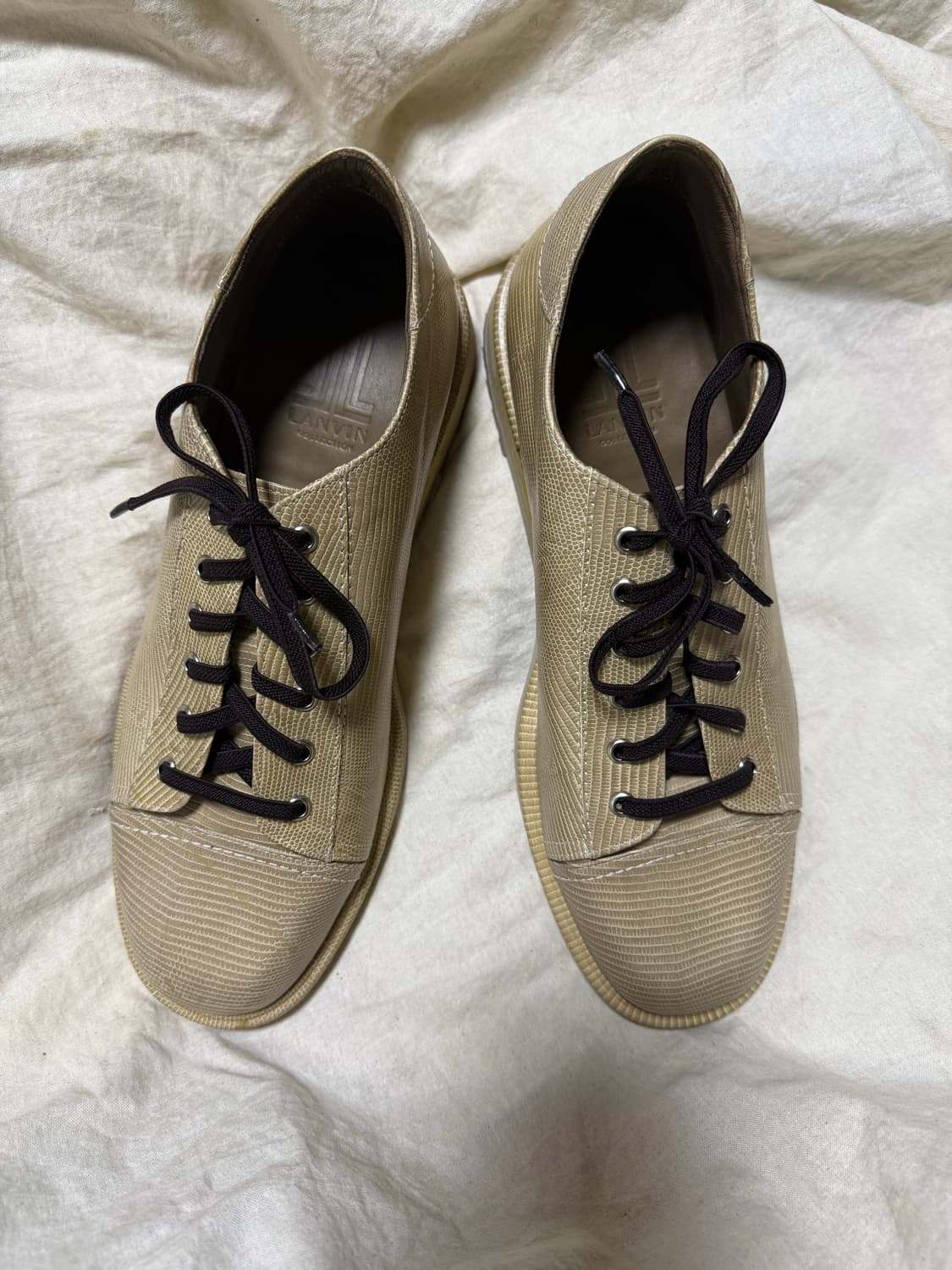 랑방 컬렉션 가죽스니커즈 남성 상품이미지1