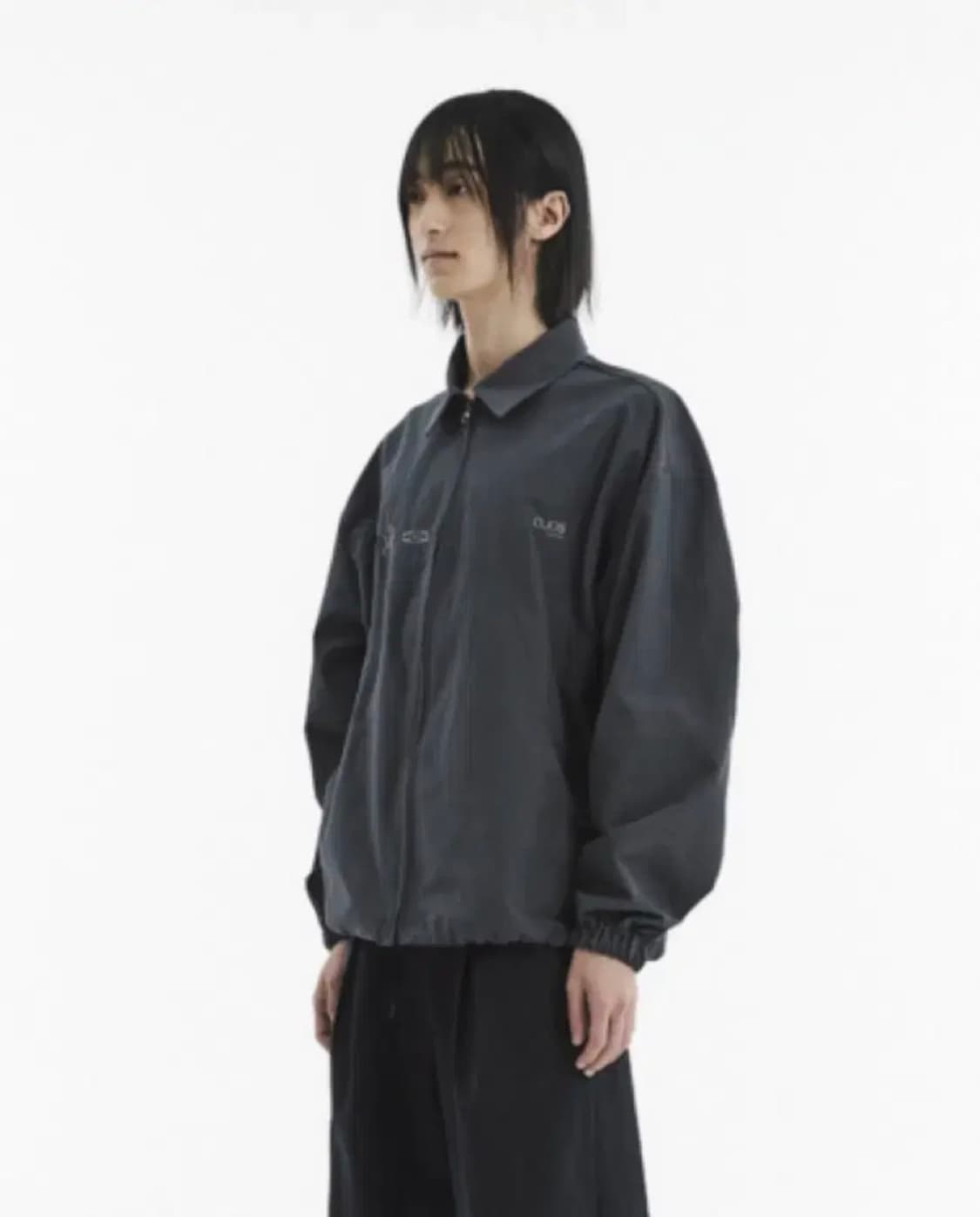 오호스 유니폼 자켓 바람막이 차콜 상품이미지1