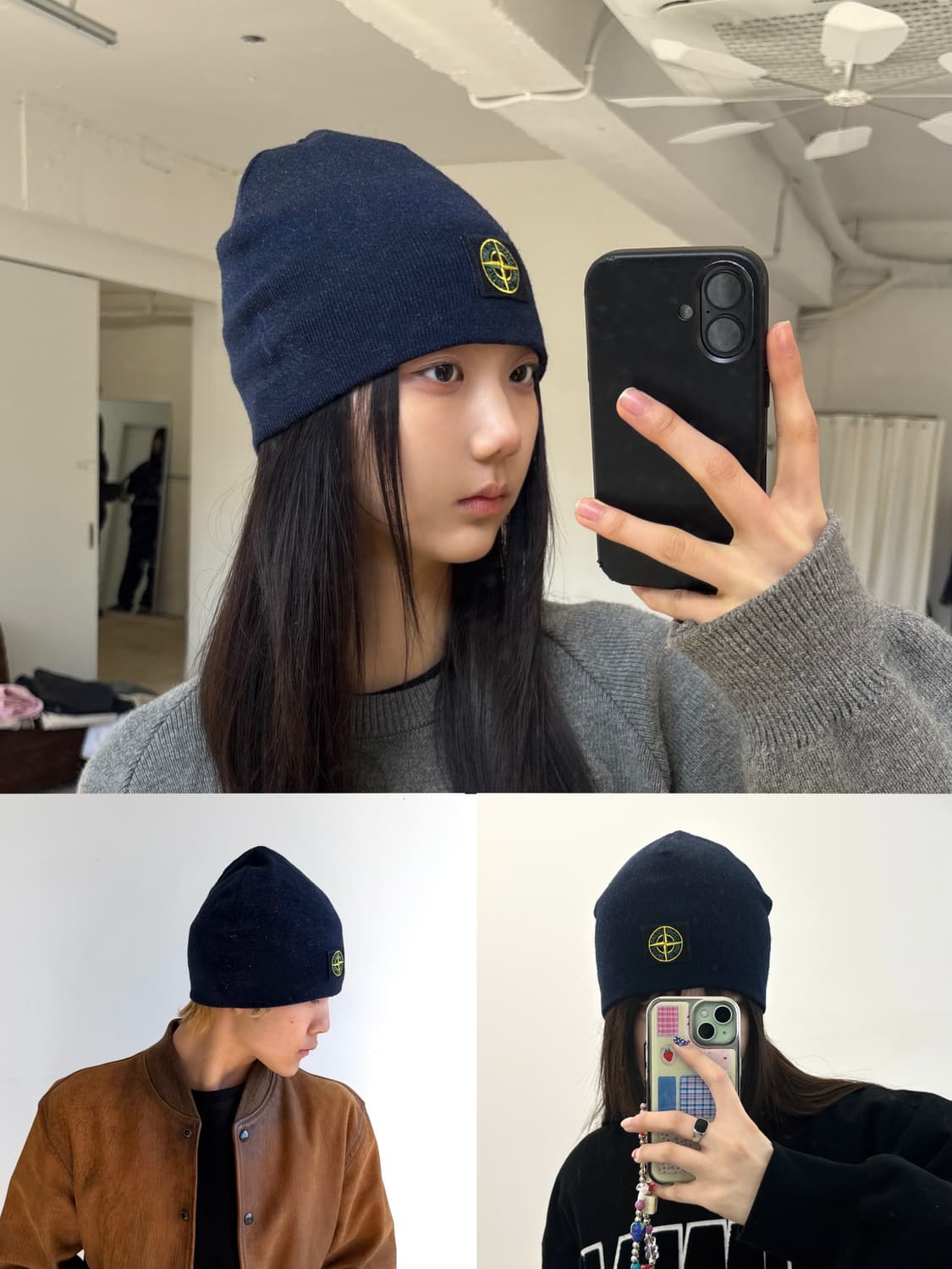 Supreme X Stone Island 비니 상품이미지4