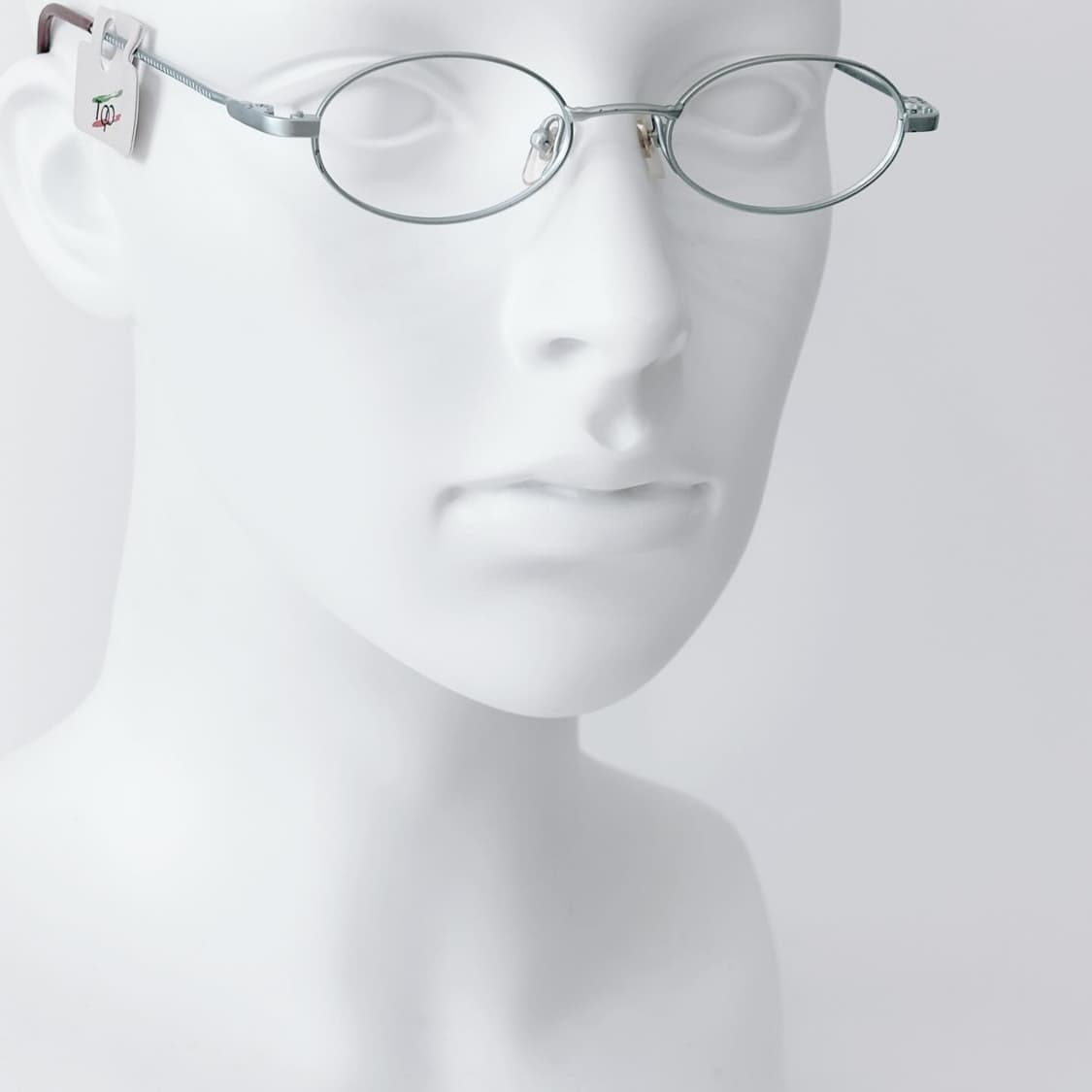 Close-up 스카이 블루 오벌 메탈 데드스탁 빈티지안경 상품이미지5