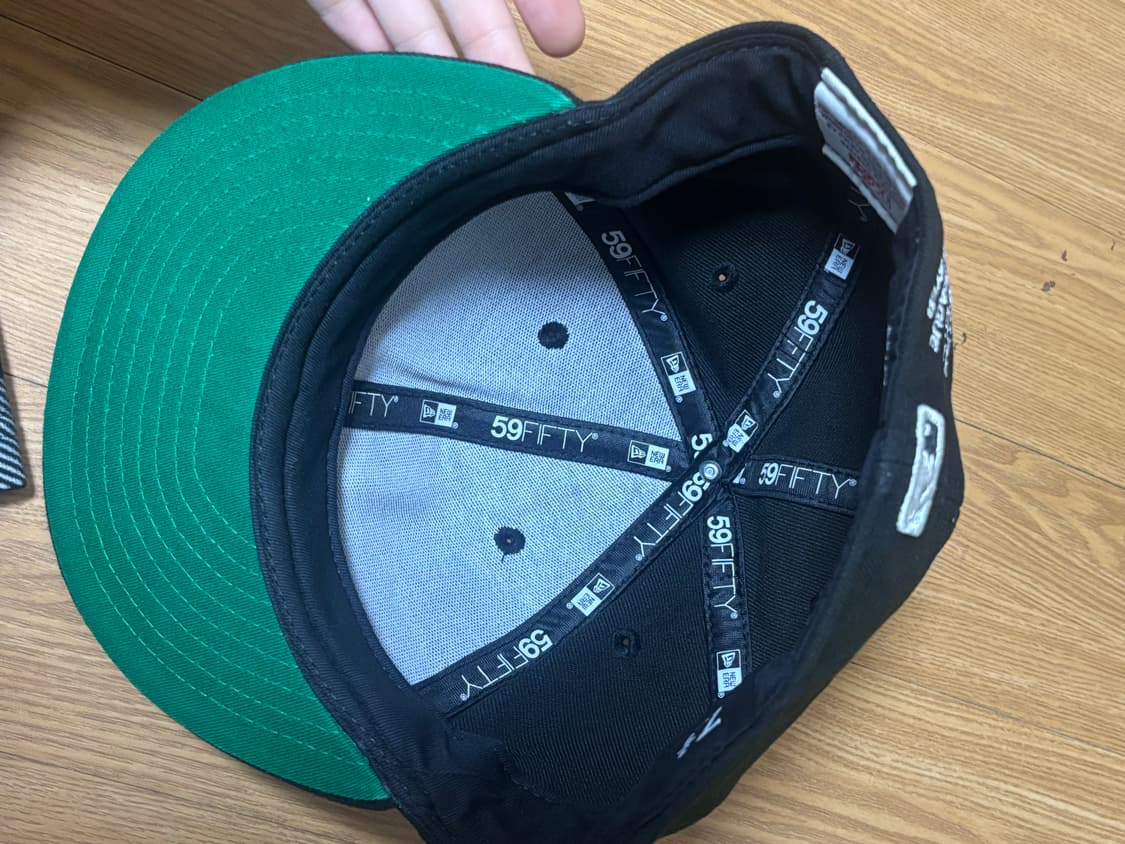 뉴에라 시카고 화이트 삭스 MLB 738 59피프티 블랙 캡 스냅백 상품이미지4