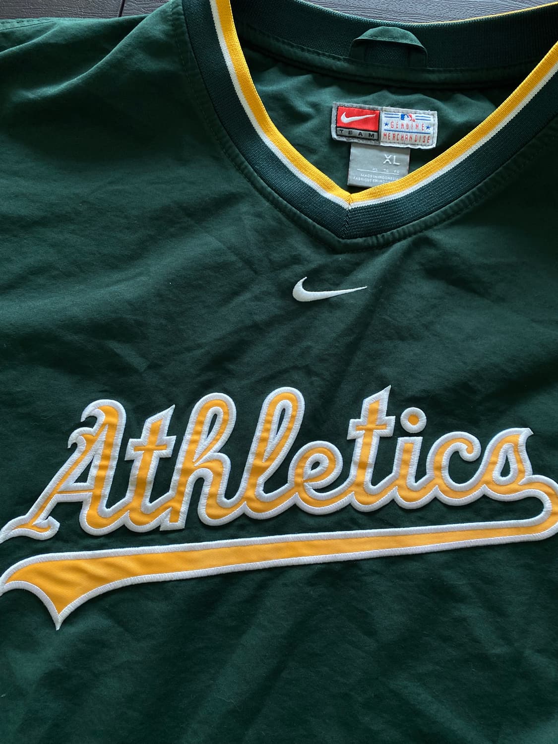 (XL) 나이키 오클랜드 에슬레틱스 웜업 상품이미지4