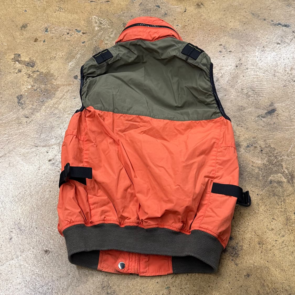 [정품/XS] 폴로 랄프로렌 마운틴 베스트 카키 오렌지 b18 상품이미지3