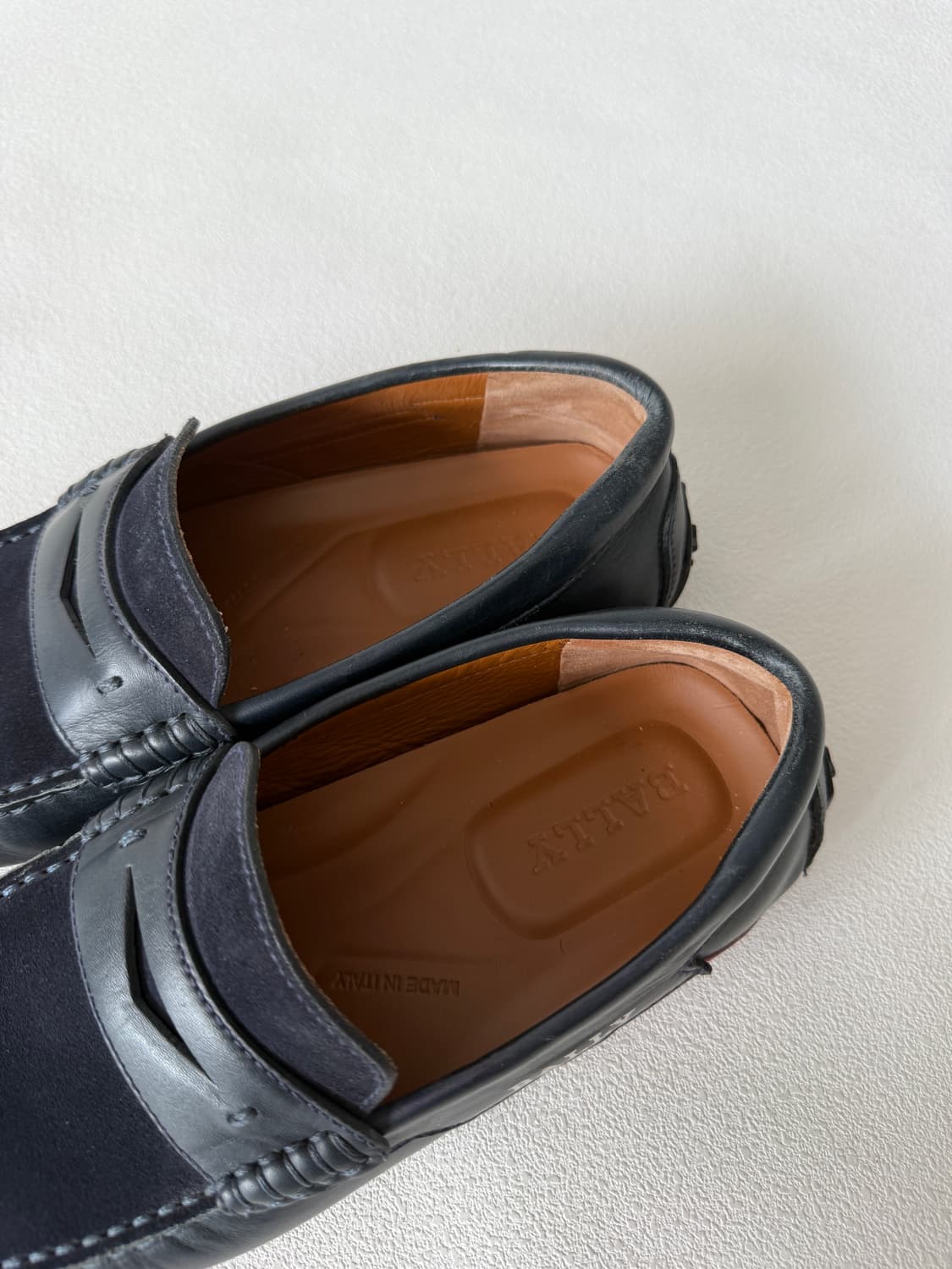 [US7.5]발리(BALLY) 드라이빙 슈즈(NAVY, ITALY) 상품이미지9