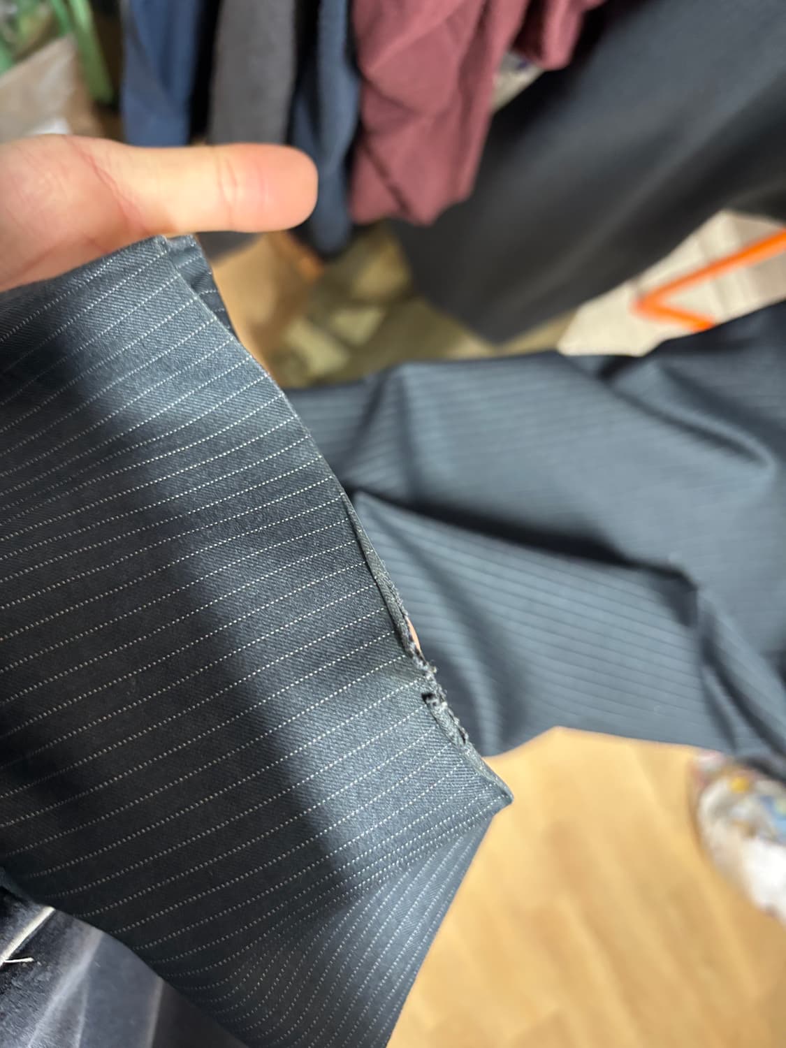 [2] 머듈 스트라이프 라운지 팬츠 상품이미지4