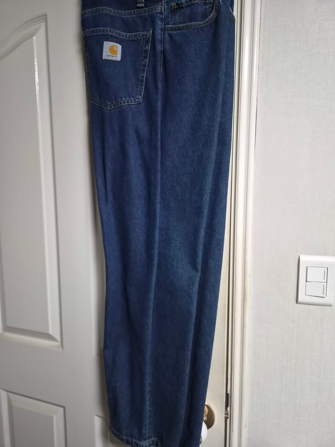 칼하트 WIP 랜든 팬츠 블루 스톤 워시드 31사이즈 상품이미지2