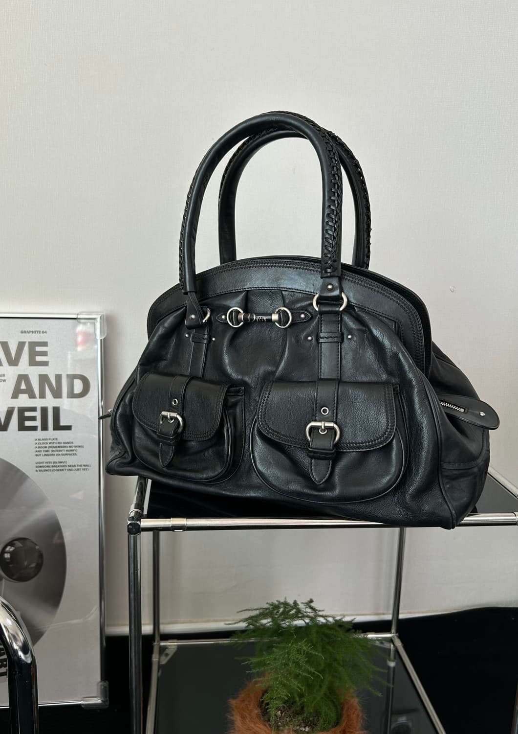 디올 마이 디올 레더 투포켓 토트백 상품이미지2