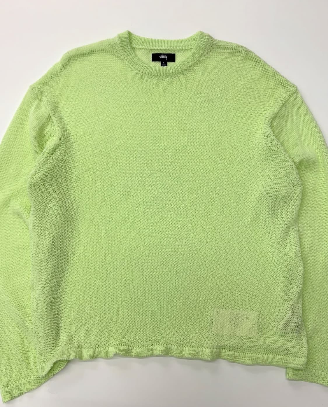 STUSSY 스투시 라이트 센서티브 그린 니트  상품이미지3