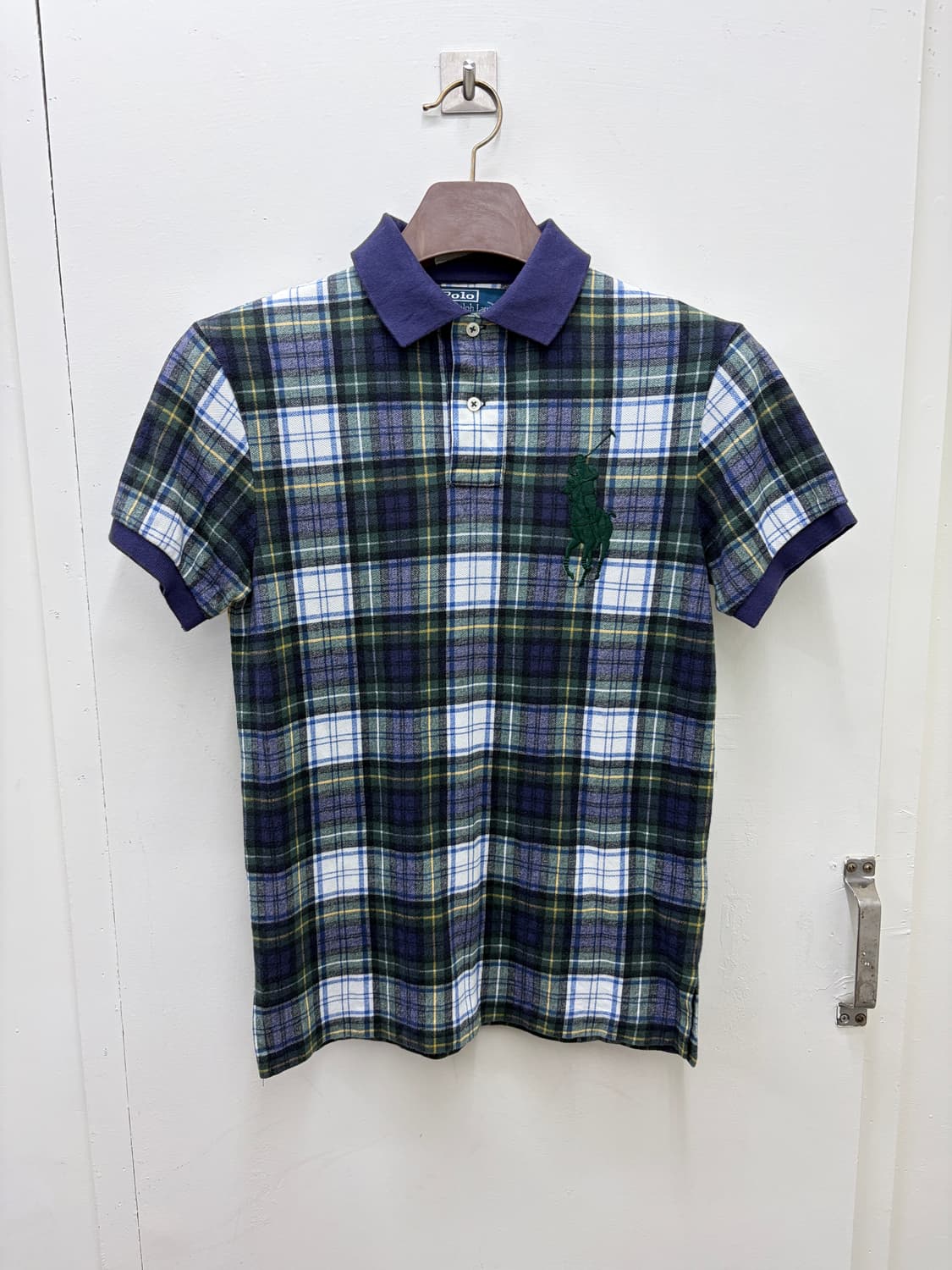 폴로 빅포니 체크 피케 셔츠 상품이미지4