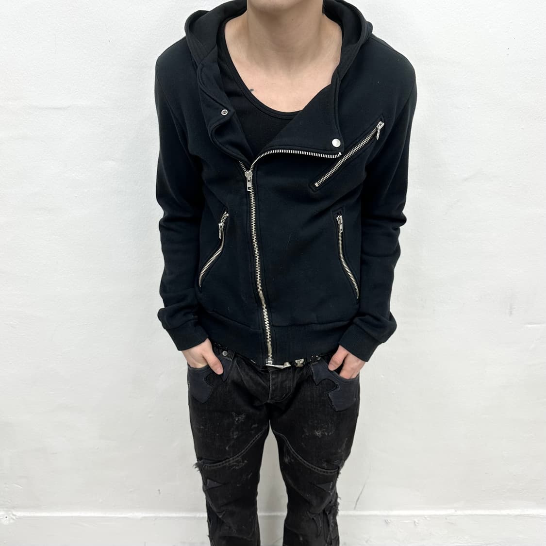 Ships asymetry hood jacket 상품이미지3