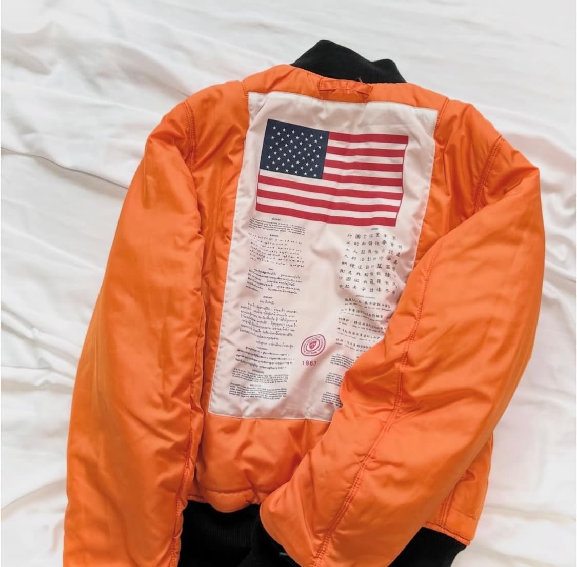 알파인더스트리 리버시블 성조기 항공점퍼 상품이미지3