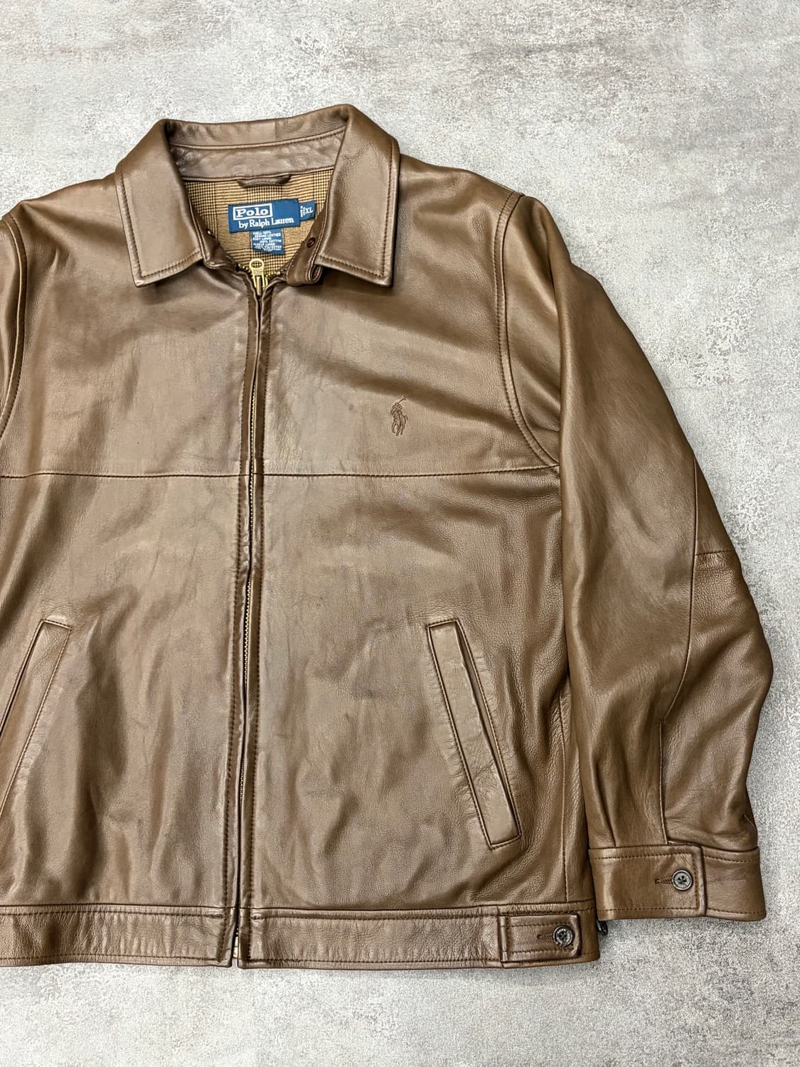 폴로 랄프로렌 맥스웰 브라운 양가죽 자켓 상품이미지3