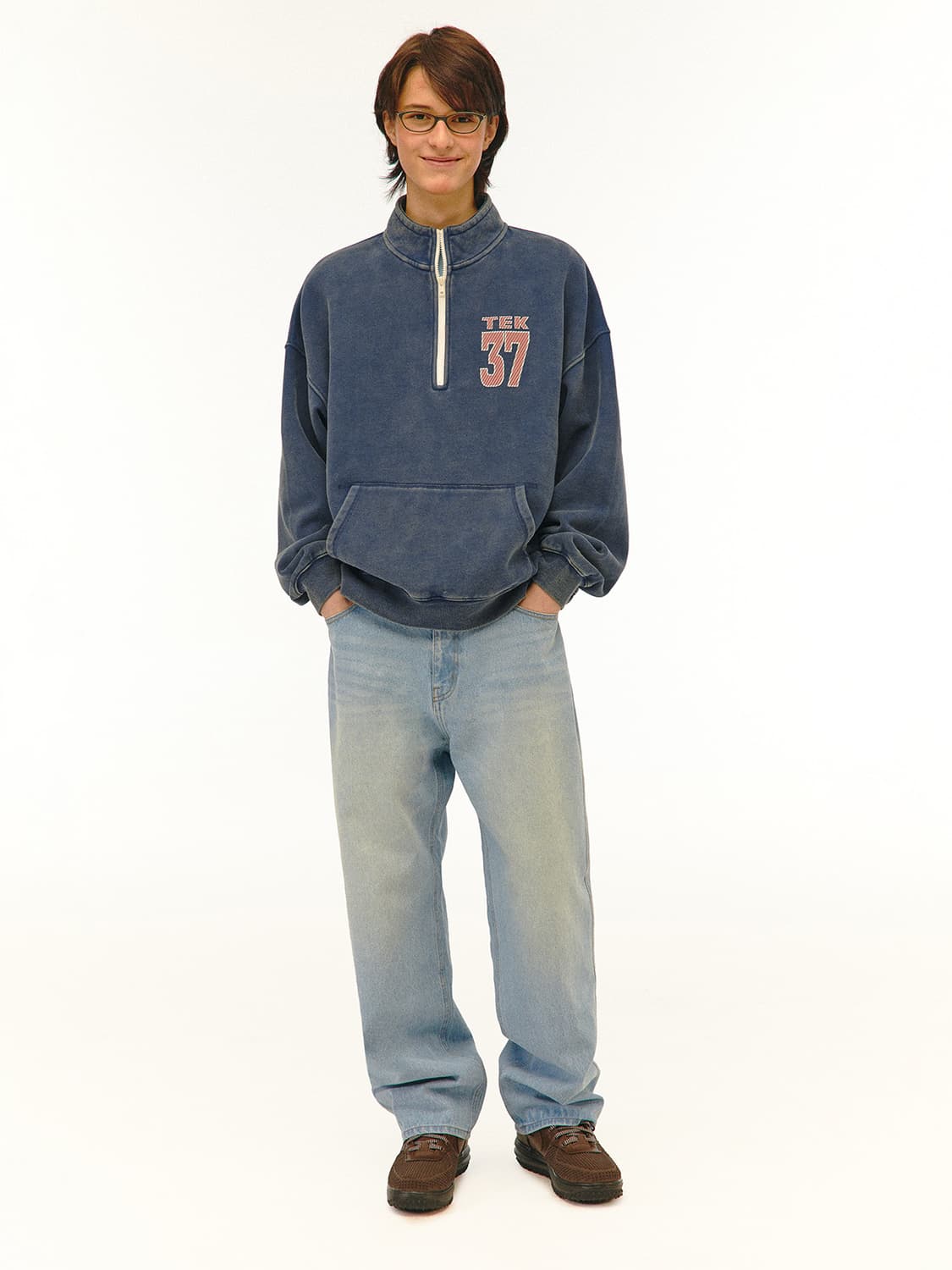 (새상품) 테켓 - Plan14 TEK Half Zip-Up 스웻셔츠 상품이미지7