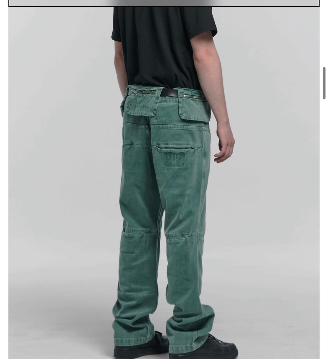 플라스틱프로덕트 바지 에메랄드MPa BAG PANTS (EMERALD)  상품이미지3