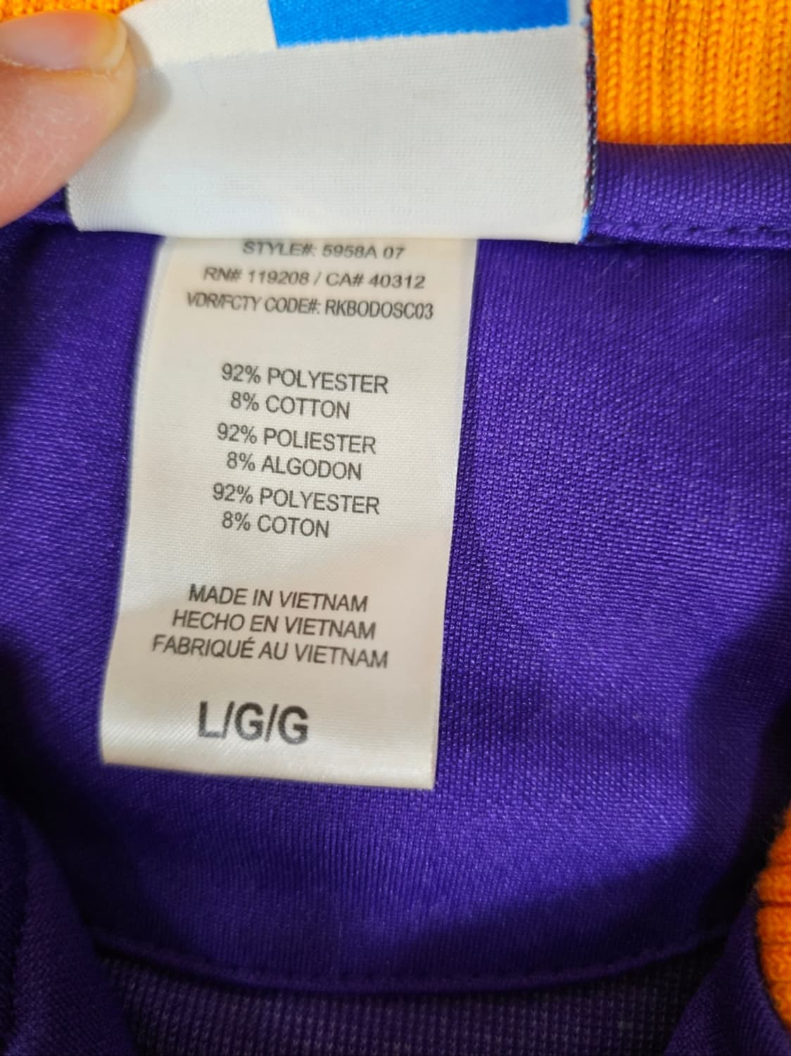 아디다스LA레이커스져지 상품이미지5