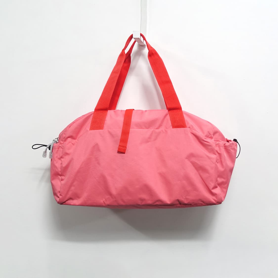 빈티지 코랄 핑크 나일론 레드위빙 스포츠 더플백  상품이미지5