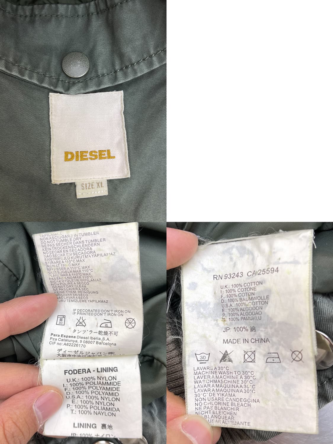 디젤 바이커 집 자켓 상품이미지8
