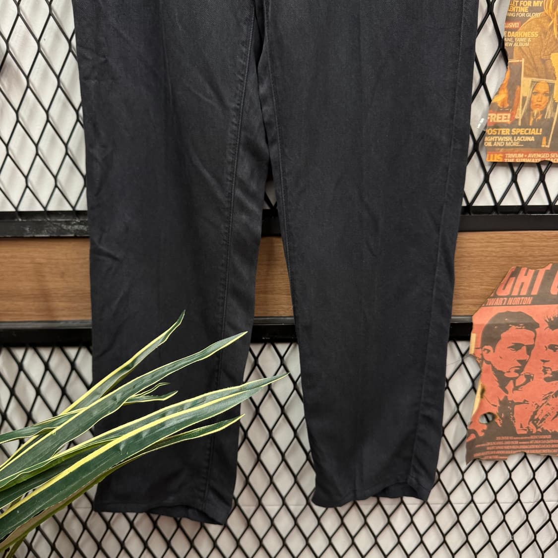 엠포리오 아르마니 빈티지 데님 팬츠 후면 이글 로고 포인트 다크그레이 상품이미지4