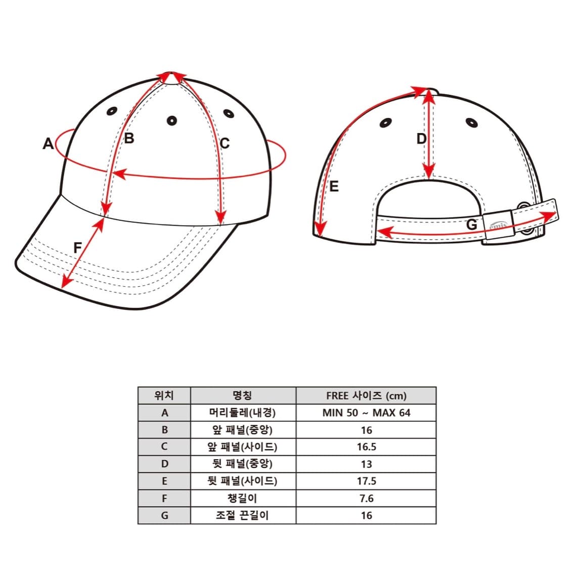 이미스 톤온톤 와펜 볼캡 그레이 상품이미지3