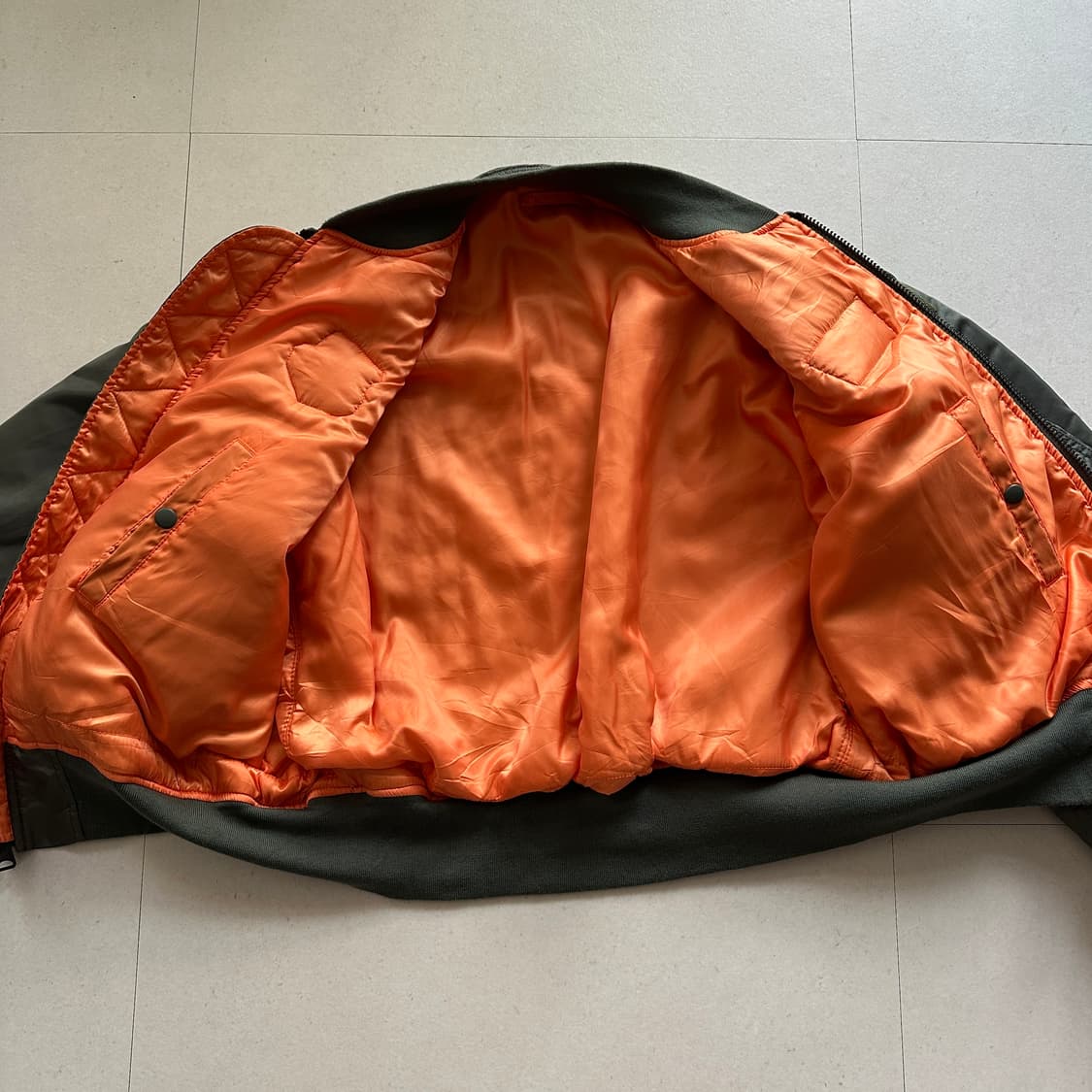 미국 생산 콕핏 COCKPIT MA-1 플라이트 자켓 XL 상품이미지7