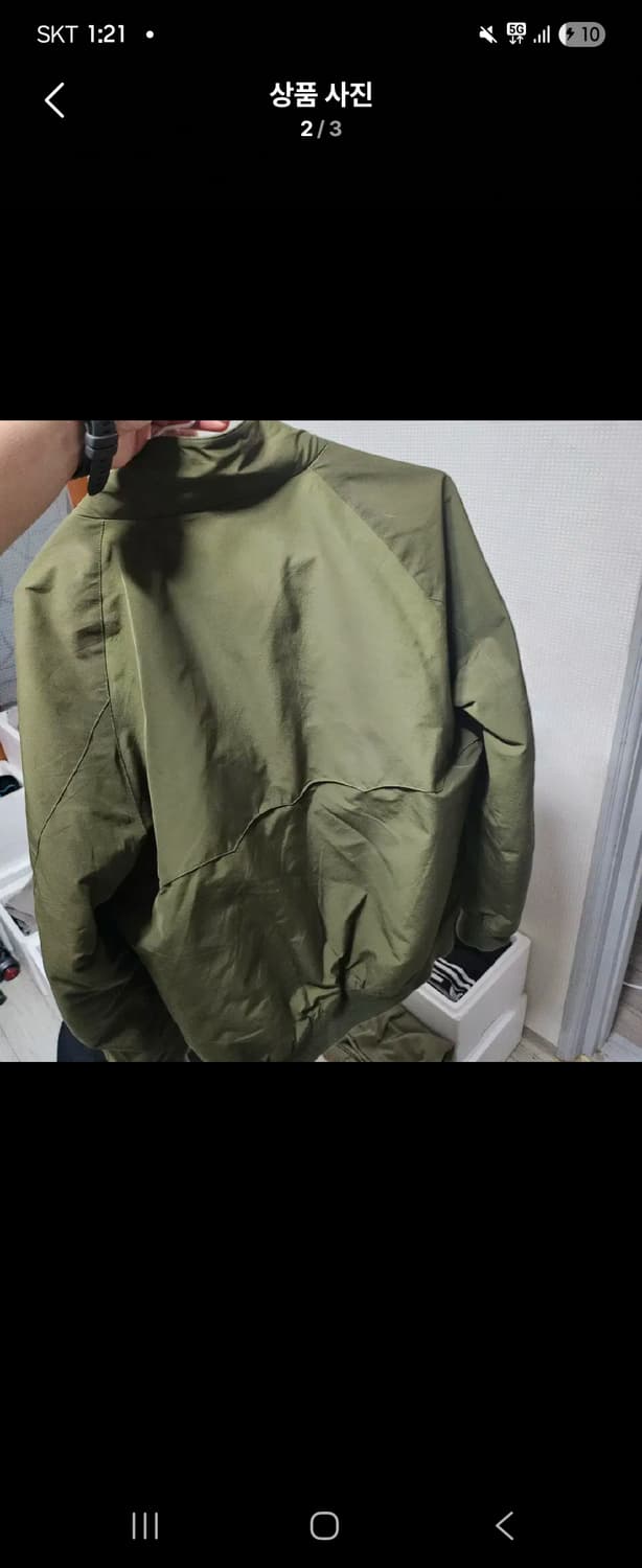 바라쿠타 g9 그린 40 자켓 체크 블루종 상품이미지2