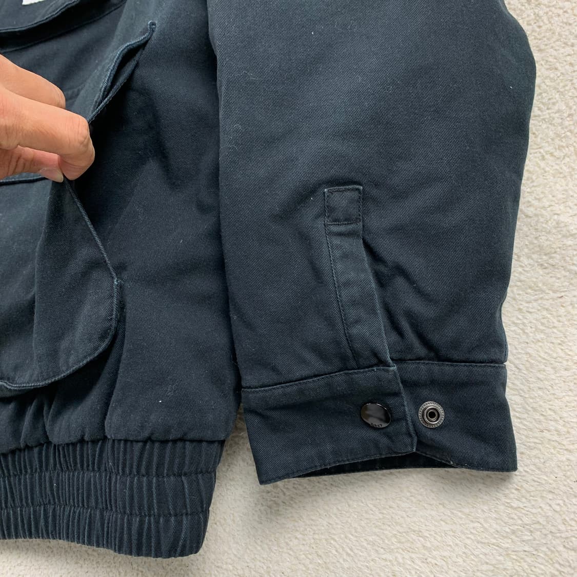 오베이 콜트레인 누빔 워크자켓 블랙 상품이미지6