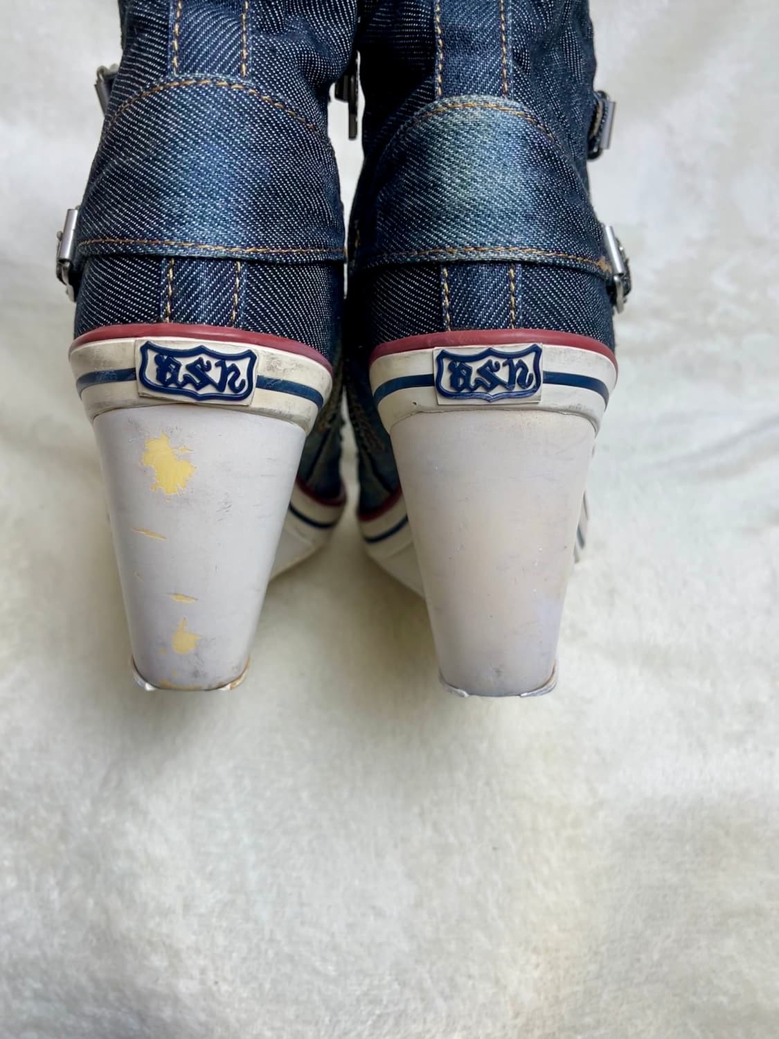 [38] 아쉬 데님 하이탑 웨지 스니커즈 || 240-245 상품이미지4