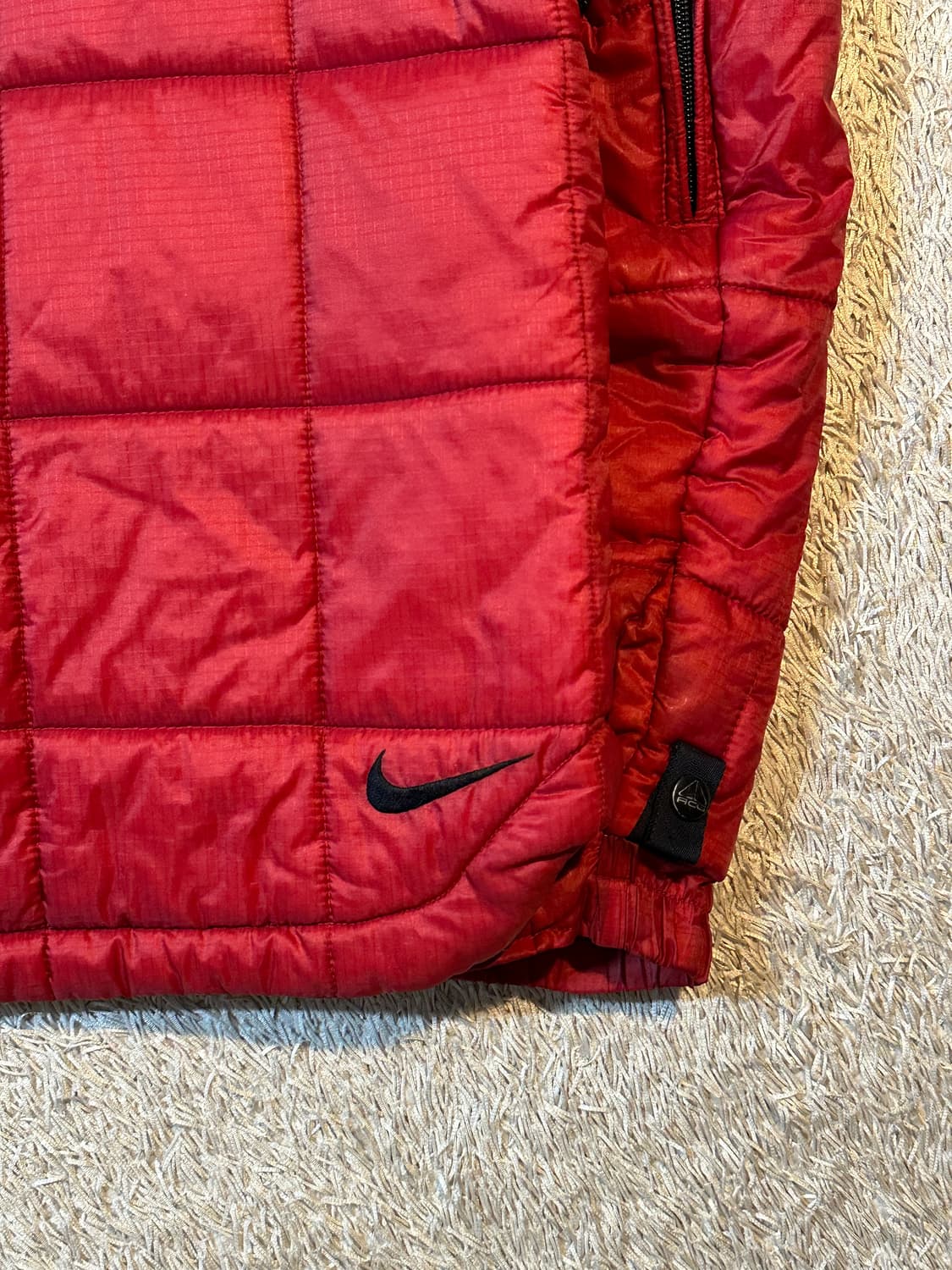 희귀) 00's 나이키 ACG 올드스쿨 프리마로프트 푸퍼 패딩 레드 상품이미지5