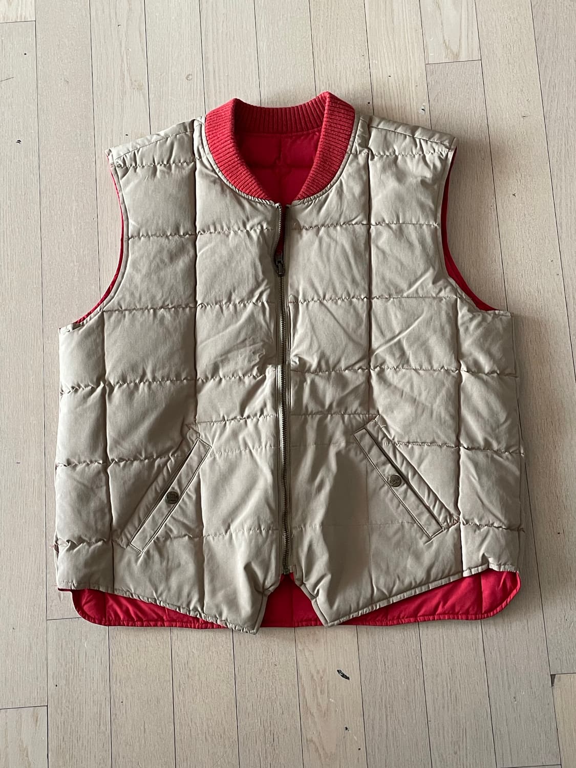 빈티지 에디바우어 다운 베스트 상품이미지1