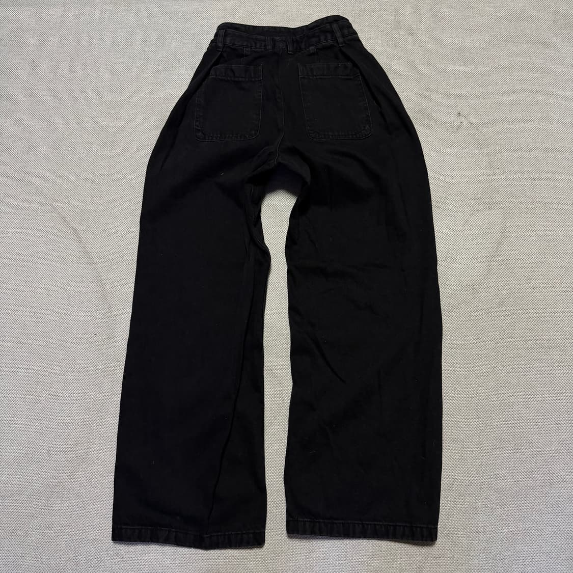 우영미 WYM 자수로고 와이드 데님 팬츠 상품이미지5