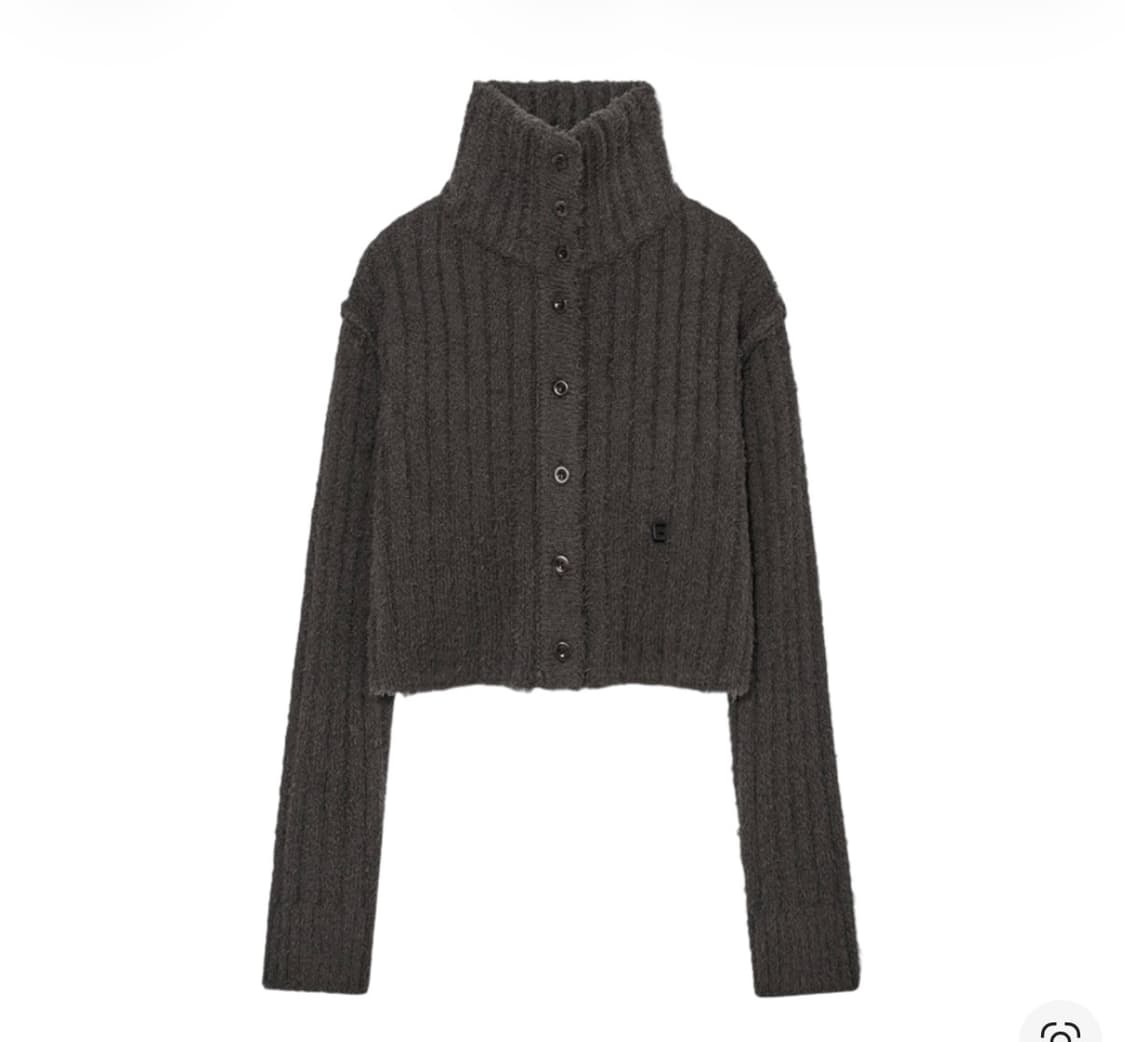 새상품_(W) 글로니 아드리아나 버튼 가디건 다크 브라운 상품이미지1