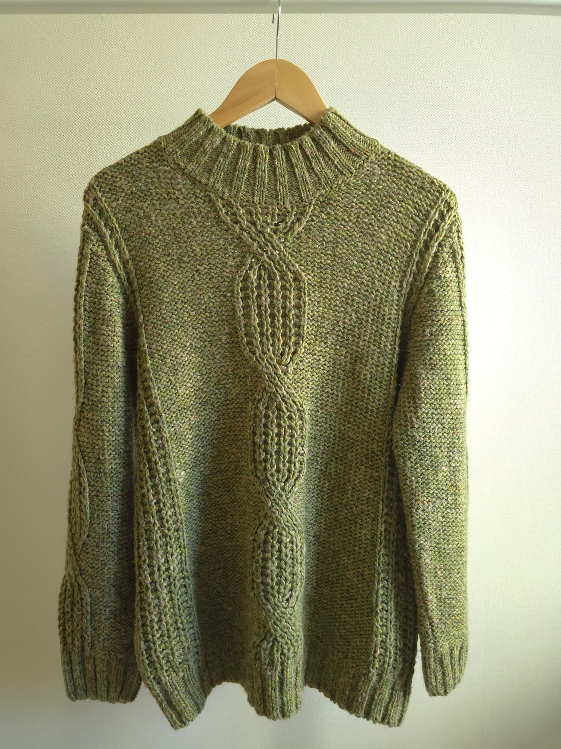 이탈리아 빈티지 울 혼방 케이블 니트  상품이미지1