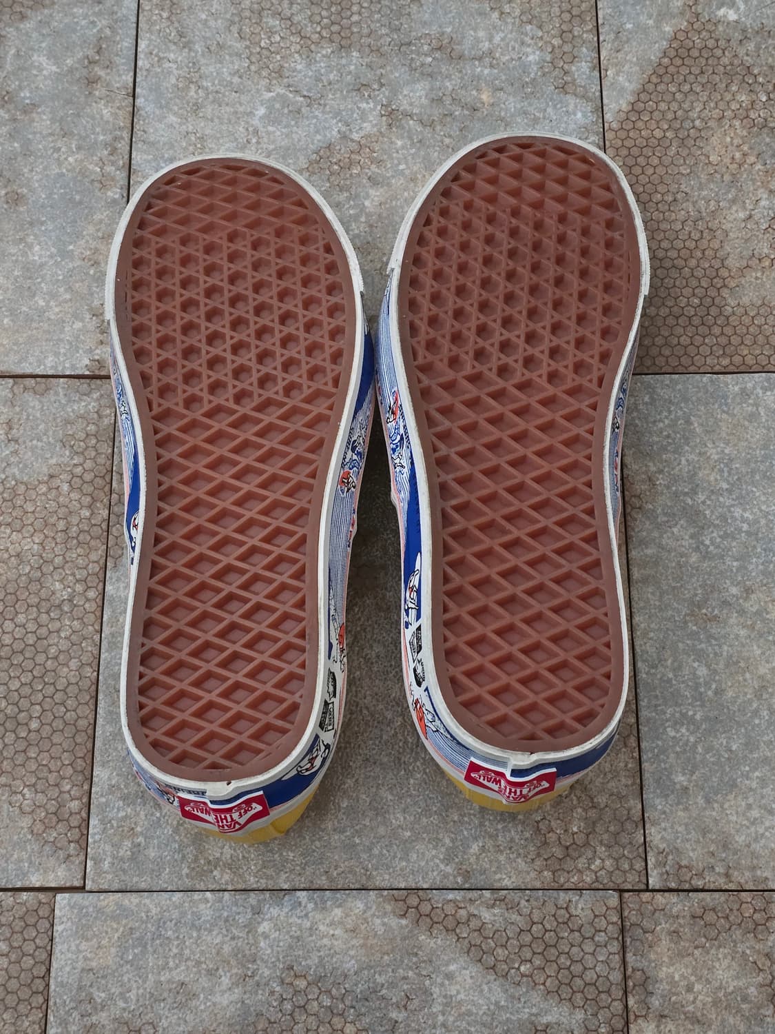 (260)반스 어센틱 44 dx 애너하임 사이드월 프린트 스니커즈 상품이미지10