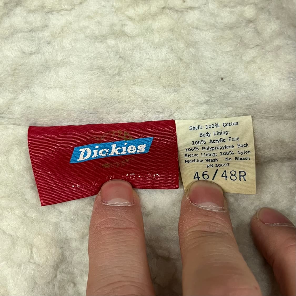 80s 디키즈 데님 쉐르파 자켓 (110) 상품이미지8