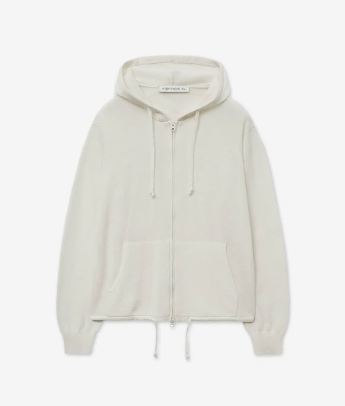인템포무드 / 라이트 이너 니트 후디 (아이보리) / L 상품이미지3