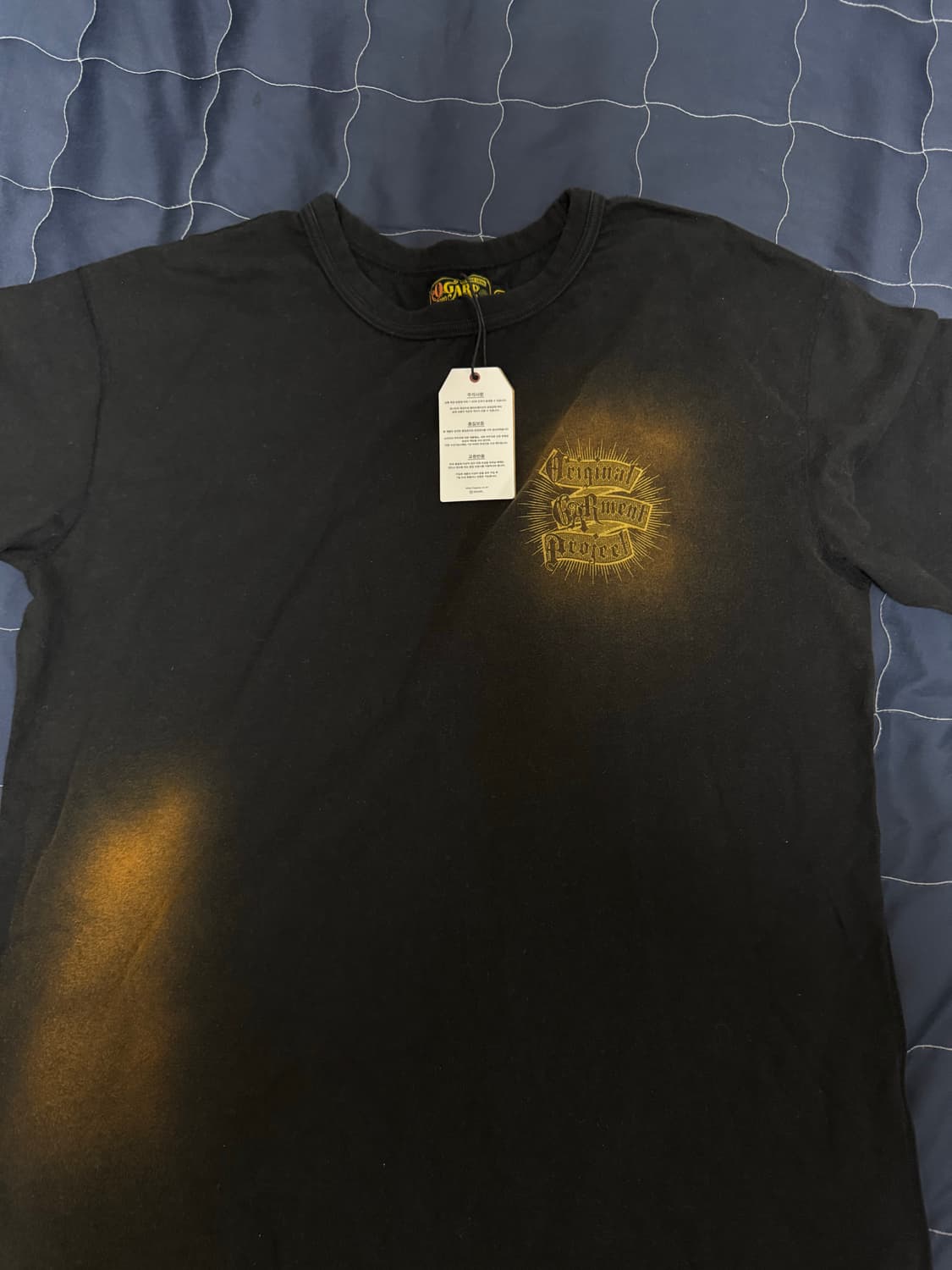 오가프 Garment Washed Lettering Graphic Tee 상품이미지4
