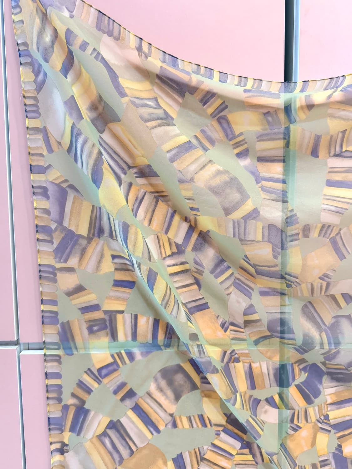 빈티지 파스텔 패턴 스카프 상품이미지5