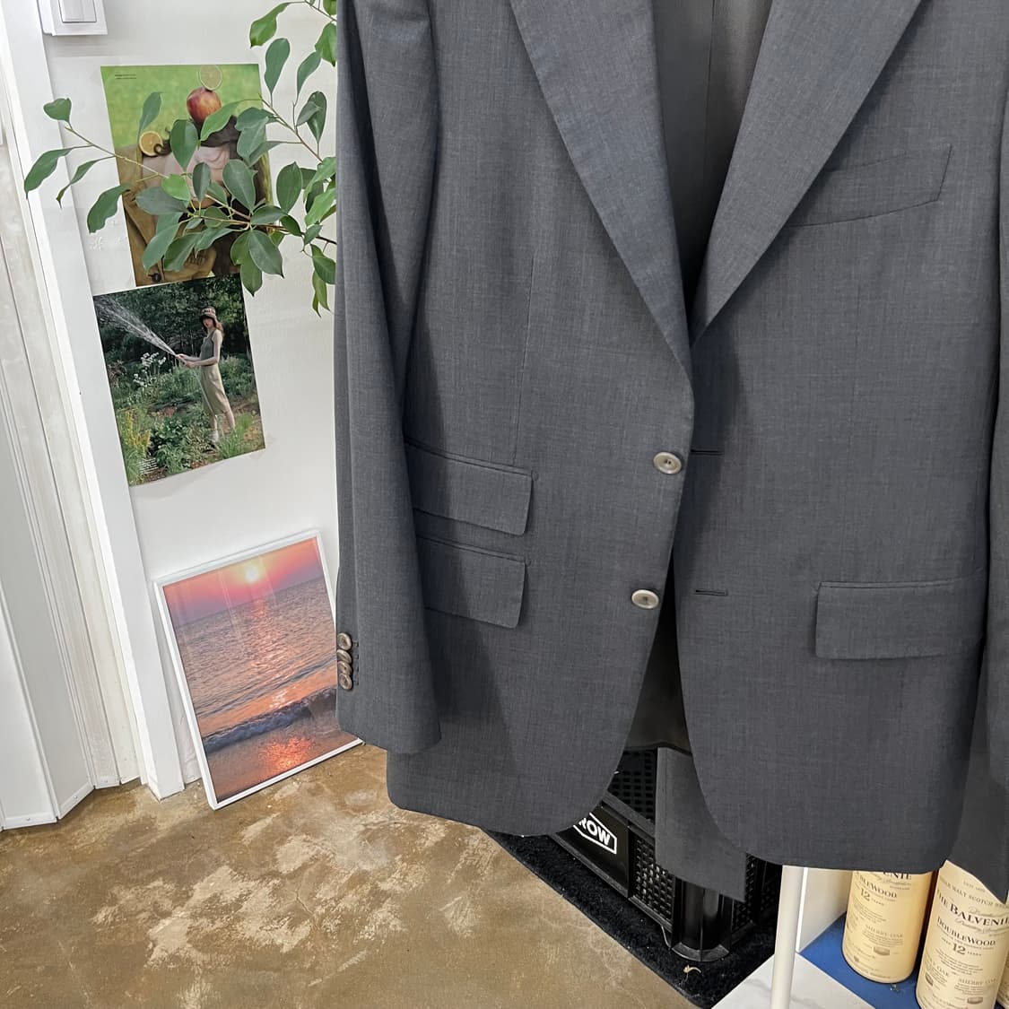 란스미어 수트 셋업 48R/84 상품이미지3