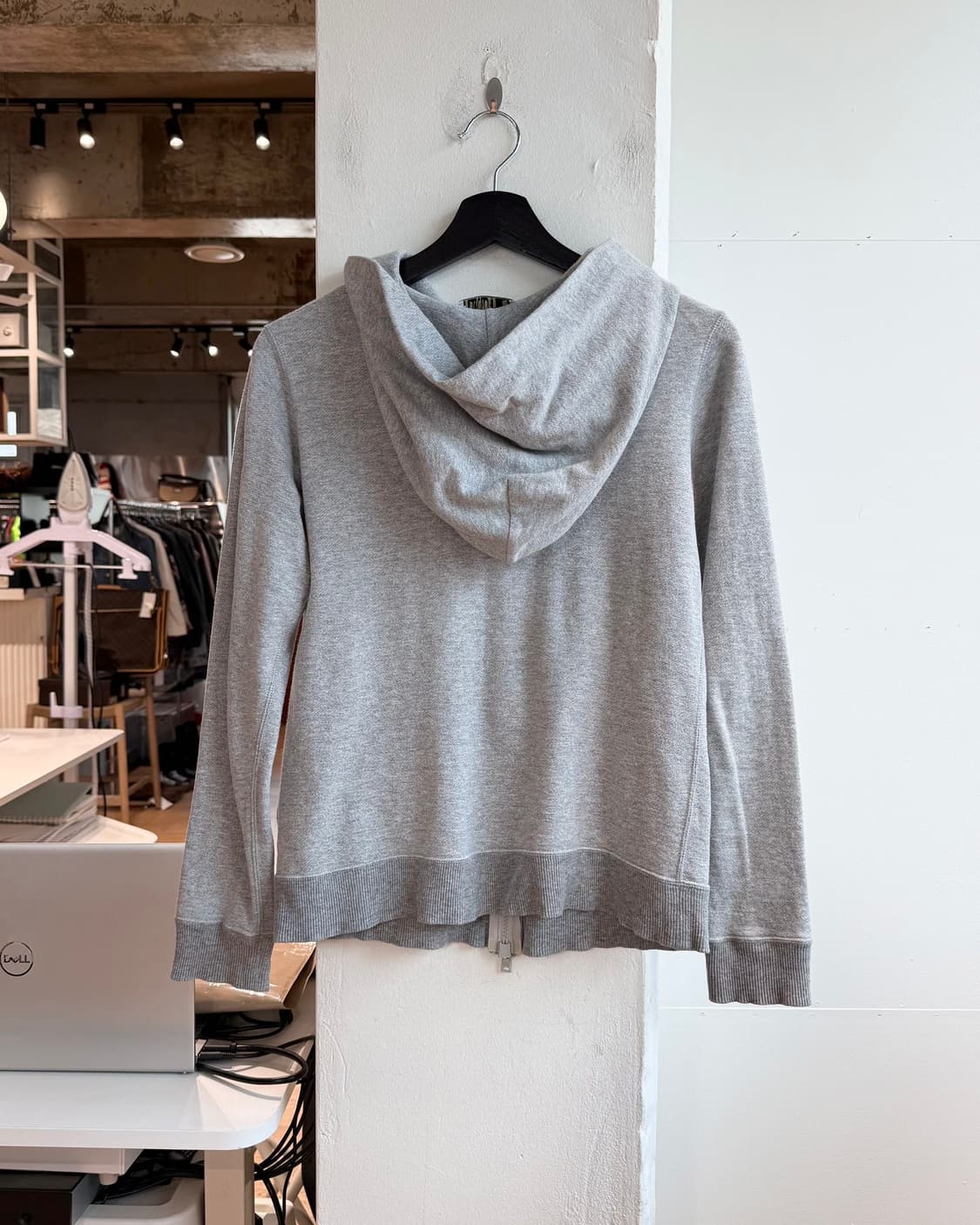 베이프 그레이 원 포인트 풀 후드집업  상품이미지7