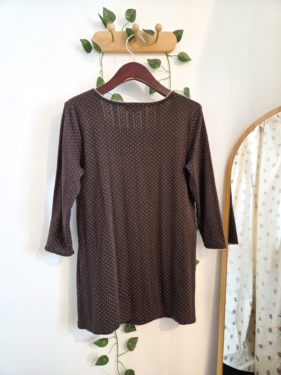 잔패턴 모리 7부 슬리브 상품이미지4