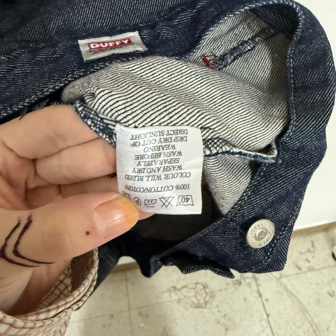 DUFFY데님자켓L 상품이미지4