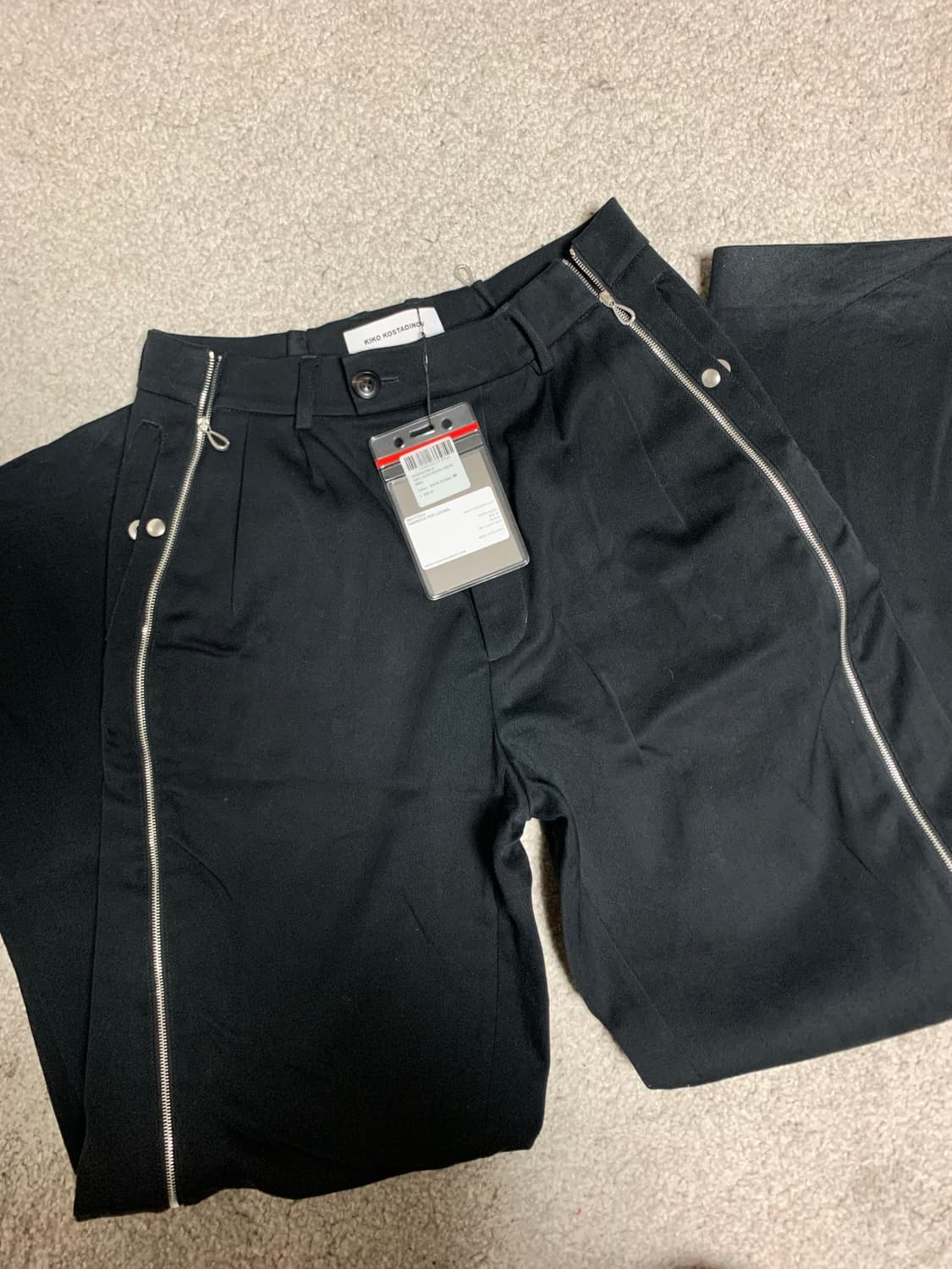 Kiko kostadinov knox trousers black 상품이미지1