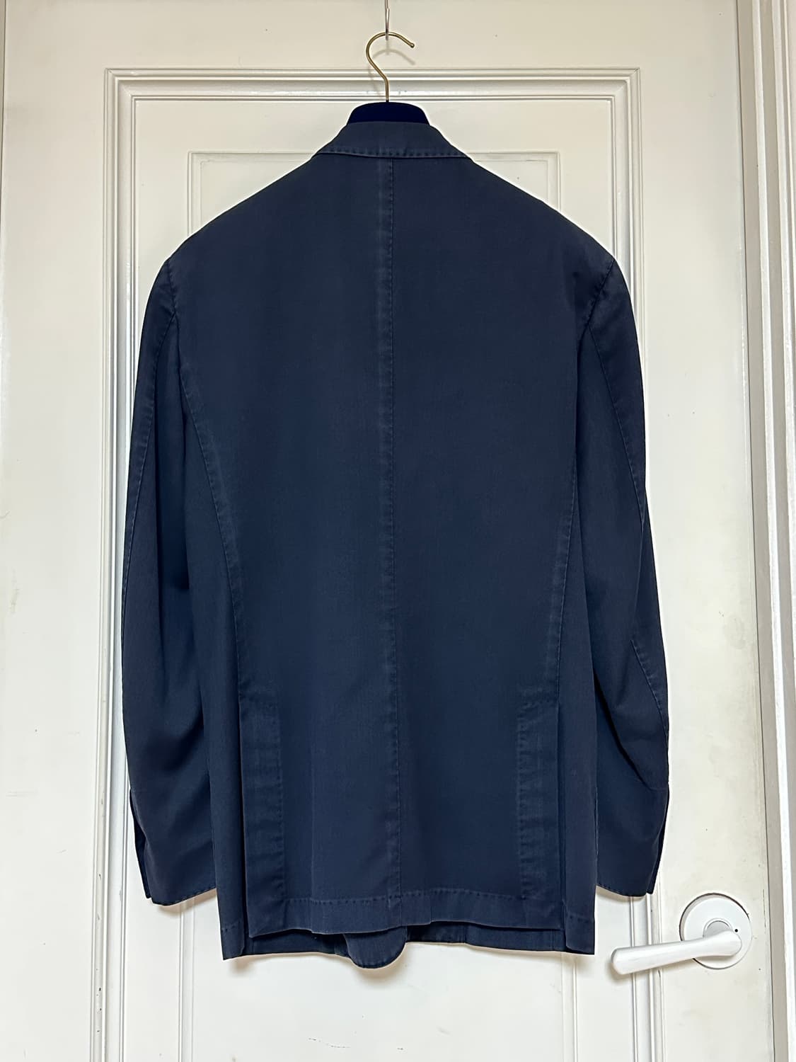 [새제품] 🇮🇹산타니엘로 이태리메이드 테일러 자켓 네이비 54 상품이미지4